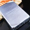 Bật Lửa Zippo Chặt Góc Vintage Bức Thư 1 La Mã Không Mộc Tháng Bản Thử Nghiệm năm 1985 CỰC HIẾM ZQHU16