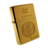 Bật Lửa Zippo Đồng Khối Mạ Vàng Gold Plated Bản Giới Hạn 500 Cây Trên Toàn Thế Giới Đầu Triện Vương Miện Cực Hiếm Đời X La Mã Năm 1994 ZL390