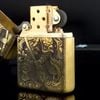 Bật Lửa Zippo Đồng Khối Bản Armor Vỏ Dầy Khắc 3D Quan Vũ Cực Sắc Nét ZN141