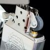 Bật Lửa Zippo Silver Plated Kỷ Niệm 70th Thành Lập Hãng Zippo Năm 2002 Rất Hiếm ZQH72