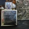 Bật Lửa Zippo Bạc Đúc Nguyên Khối Sterling Chạm Khắc Thủ Công Hoa Văn 5 Mặt Năm 2007 ZBU99