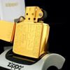 Bật Lửa Zippo Đồng Khối Mạ Vàng Hoa Văn Dây Leo Bản Giới Hạn 1000 Cây Đời VII La Mã Năm 1991 ZL388