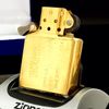 Bật Lửa Zippo Đồng Khối Mạ Vàng Hoa Văn Dây Leo Bản Giới Hạn 1000 Cây Đời VII La Mã Năm 1991 ZL388