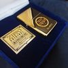 Bật Lửa Zippo Gold Plated Mạ Vàng, Emblem Vàng Khối 18K Bản Giới Hạn Cực Hiếm ZQH71