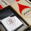 Zippo 1966 8 Gạch Huy Hiệu Tổng Thống Mỹ Lyndon B. Johnson Chặn Xăng Đỏ ZQH77