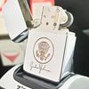 Zippo 1966 8 Gạch Huy Hiệu Tổng Thống Mỹ Lyndon B. Johnson Chặn Xăng Đỏ ZQH77