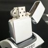 Bật Lửa Zippo Cổ Đồng Khối Mạ Chrome Phay Xước Emblem Đẹp Lạ Đời 4 Chấm Năm 1962 ZC138