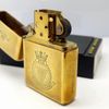Bật Lửa Zippo Đồng Nguyên Khối Chủ Đề Vương Miện Chu Niên Năm 1932 - 1990 ZL392