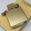 Bật Lửa Zippo Mạ Vàng Gold Plated Đời 2 Vạch Sắc Năm 1980 Rất Hiếm ZQH79