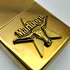 Bật Lửa Zippo Đồng Khối Marlboro Longhorns Đầu Bò Chu Niên 1932 - 1990 Cực Hiếm ZQH78