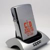 Bật Lửa Zippo Cổ Đồng Khối Mạ Chrome Phay Xước Khắc Ắn Mòn Phủ Sơn Đời 6 Vạch Huyền Năm 1984 ZC139