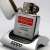 Bật Lửa Zippo Cổ Đồng Khối Mạ Chrome Phay Xước Khắc Ắn Mòn Phủ Sơn Đời 7 Chấm Năm 1959 ZC141