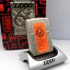 Bật Lửa Zippo Bản Kỷ Niệm 65th Thành Lập Hãng Zippo Antique Sliver Mạ Bạc Giả Cổ Đời XIII La Mã Năm 1997 ZS37
