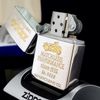 Bật Lửa Zippo Mạ Bạc Demi Vàng Chủ Đề Ăn Mòn Axit Nguyên Zin, Bản SX Giới Hạn Limited 1000 Chiếc Trên Toàn Thế Giới Đời XII La Mã Năm 1996 ZL404