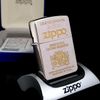 Bật Lửa Zippo Mạ Bạc Demi Vàng Chủ Đề Ăn Mòn Axit Nguyên Zin, Bản SX Giới Hạn Limited 1000 Chiếc Trên Toàn Thế Giới Đời XII La Mã Năm 1996 ZL402