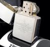 Bật Lửa Zippo Đồng Khối Mạ Chrome Phay Xước Chủ Đề Tầu Chiến Năm 1998 đời XIV La Mã  ZL398