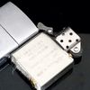 Bật Lửa Zippo Đồng Khối Mạ Chrome Phay Xước Chủ Đề Tầu Chiến Năm 1998 đời XIV La Mã  ZL398