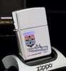 Bật Lửa Zippo Đồng Khối Mạ Chrome Trơn Bóng Chủ Đề Tầu Chiến Năm 1997 đời XIII La Mã  ZL396