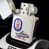 Bật Lửa Zippo Đồng Khối Mạ Chrome Trơn Bóng Chủ Đề Tầu Chiến Năm 1999 đời XV La Mã  ZL394