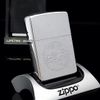 Bật Lửa Zippo Đồng Khối Mạ Chrome Trơn Bóng Chủ Đề Tầu Chiến Năm 1996 đời XII La Mã  ZL399