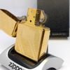 Bật Lửa Zippo Mạ Vàng Gold Plated Vân Chéo Đời VI La Mã  Năm 1990 ZL414