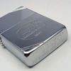 Bật Lửa Zippo Đồng Khối Mạ Chrome Vintage Chặt Góc Trơn Bóng Đời II La Mã Không Mộc Tháng Năm 1986 Rất Hiếm ZQH80