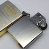 Bật Lửa Zippo Mạ Bạc Demi Vàng Chủ Đề Ăn Mòn Axit Nguyên Zin, Bản SX Giới Hạn Limited 1000 Chiếc Trên Toàn Thế Giới Đời VIII La Mã Năm 1992 ZL411
