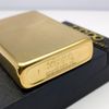 Bật Lửa Zippo Mạ Vàng Gold Plated Vân Chéo Đời VI La Mã Năm 1990 ZL415
