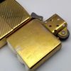 Bật Lửa Zippo Mạ Vàng Gold Plated Vân Chéo Đời VI La Mã Năm 1990 ZL415