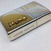 Bật Lửa Zippo Wold Cup Bản Limited Mạ Bạc Đắp Nổi Vàng 2 Mặt Năm 2001 ZL405