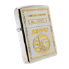 Bật Lửa Zippo Mạ Bạc Demi Vàng Chủ Đề Ăn Mòn Axit Nguyên Zin, Bản SX Giới Hạn Limited 1000 Chiếc Trên Toàn Thế Giới Đời IX La Mã Năm 1993 ZL403