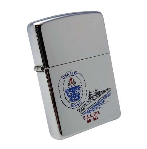 Bật Lửa Zippo Đồng Khối Mạ Chrome Trơn Bóng Chủ Đề Tầu Chiến Năm 1996 đời XII La Mã  ZL397