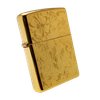 Bật Lửa Zippo Mạ Vàng Gold Plated Reg Western floral GP Hoa Văn Hai Mặt Cực Hiếm Đời XV La Mã Năm 1999 ZL401