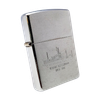 Bật Lửa Zippo Đồng Khối Mạ Chrome Phay Xước Chủ Đề Tầu Chiến Năm 1998 đời XIV La Mã  ZL398