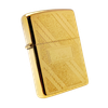 Bật Lửa Zippo Mạ Vàng Gold Plated Vân Chéo Đời VI La Mã  Năm 1990 ZL414