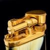 Bật Lửa Dunhill Bọc Vàng Thân Sừng Cơ Chế Đầu Búa Cực Hiếm Đẹp DH105