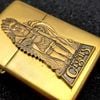 BẬT LỬA ZIPPO ĐỒNG KHỐI BRASS CHỦ ĐỀ EMBLEM THỔ DÂN CIGARS ĐỜI XIII NĂM 1997 ZL416