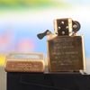 BẬT LỬA ZIPPO BRASS SƠN HẤP NHIỆT CHỦ ĐỀ TẦU Z30