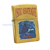 BẬT LỬA ZIPPO BRASS SƠN HẤP NHIỆT CHỦ ĐỀ TẦU Z30