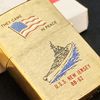 Bật Lửa Zippo Đồng Nguyên Khối Chu Niên Năm 1932 - 1984 Chủ Đề Tầu Chiến BB62 Phủ Sơn 2 Mặt Cực Hiếm, Giá Trị Sưu Tầm Cực Cao ZQHU64
