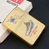 Bật Lửa Zippo Đồng Nguyên Khối Chu Niên Năm 1932-1984 Chủ Đề Tầu Chiến BB62 Phủ Sơn 2 Mặt Cực Hiếm, Giá Trị Sưu Tầm Cực Cao ZQHU64