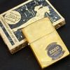 Bật Lửa Zippo Đồng Nguyên Khối Chu Niên Năm 1932 - 1982 Giá Trị Sưu Tầm Cao ZQH84