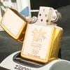 Bật Lửa Zippo Chủ Đề Olympic Bản Limited Mạ Bạc Đắp Nổi Vàng 2 Mặt đời XI La Mã Năm 1995 ZL417
