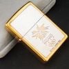 Bật Lửa Zippo Chủ Đề Olympic Bản Limited Mạ Bạc Đắp Nổi Vàng 2 Mặt đời XI La Mã Năm 1995 ZL417