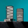Zippo 49709 – Zippo Slim® Black Ice® 65th Anniversary Collectible ZS47