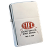 Bật Lửa Zippo Cổ Đồng Khối Mạ Chrome Khắc Ắn Mòn Phủ Sơn Đời 3 Chấm Năm 1963 ZC148