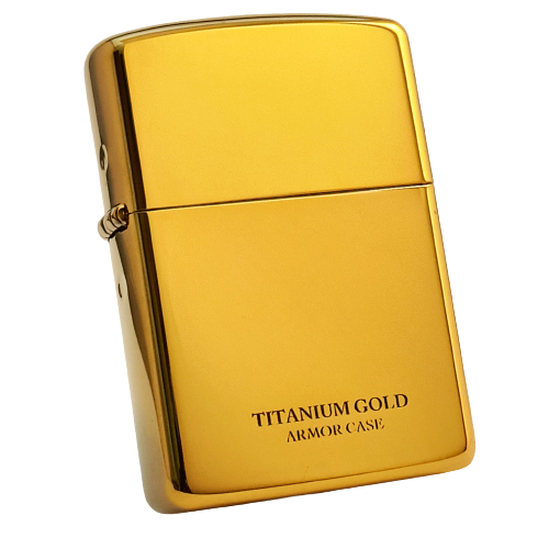 Bật Lửa Zippo Titanium Gold Coating armor vỏ dầy 2021 ZL425