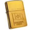 Bật Lửa Zippo Brass Chủ Đề Quốc Kỳ Canada  Đời IX La Mã Năm 1993 ZL435