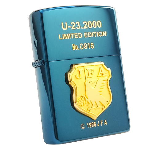 Bật Lửa Zippo Phủ Titanium xanh Chủ Đề Giải Bóng Đá U23 Japan Limited Đời XVI La Mã năm 2000 ZL424