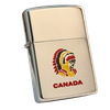 Bật Lửa Zippo Canada Khắc Ăn Mòn Phủ Sơn Thổ Dân Canada Hiếm Gặp Đời VII La Mã Năm 1991 ZQH88